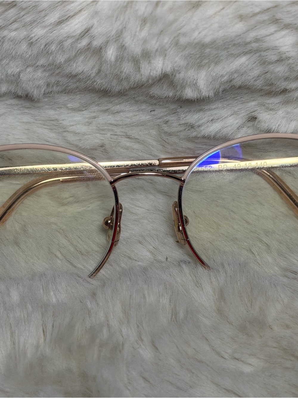vera wang v552 pp 49-18-140 eyeglasses frames